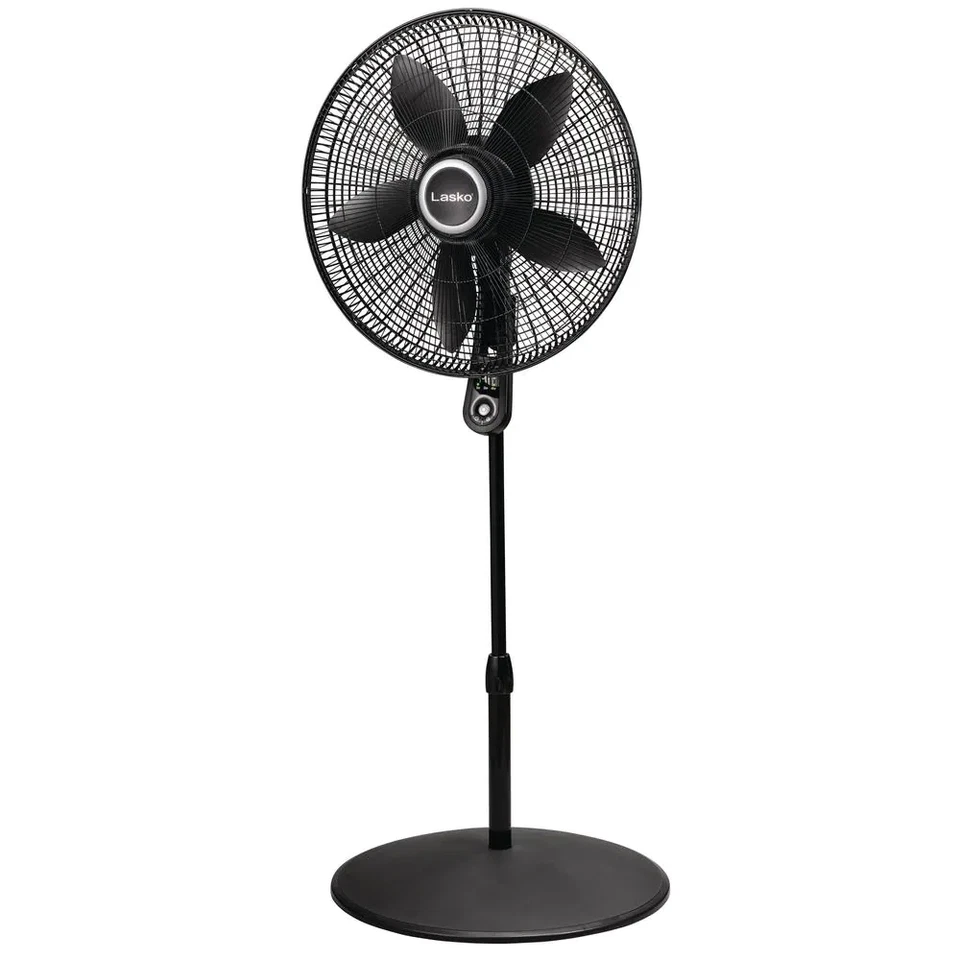 Lasko 4speed Oscillating Pedestal Fan Remote Control Customize Airflow Indoor