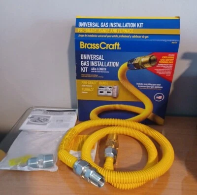 Brass Craft PSC1107 Universal Gas Installation Kit 48" Prograde Range — 第 1/3 张图片