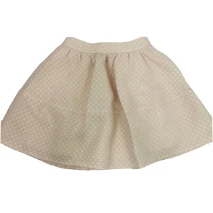 Express Ivory Circle Pleated Skirt front pockets sz 0 - Picture 1 of 7