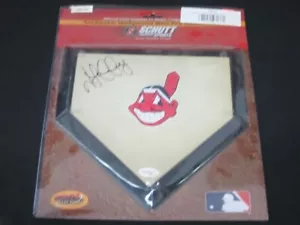 Aaron Laffey Autographed Home Plate JSA COA - New in Box! Schutt Collectables - Picture 1 of 6