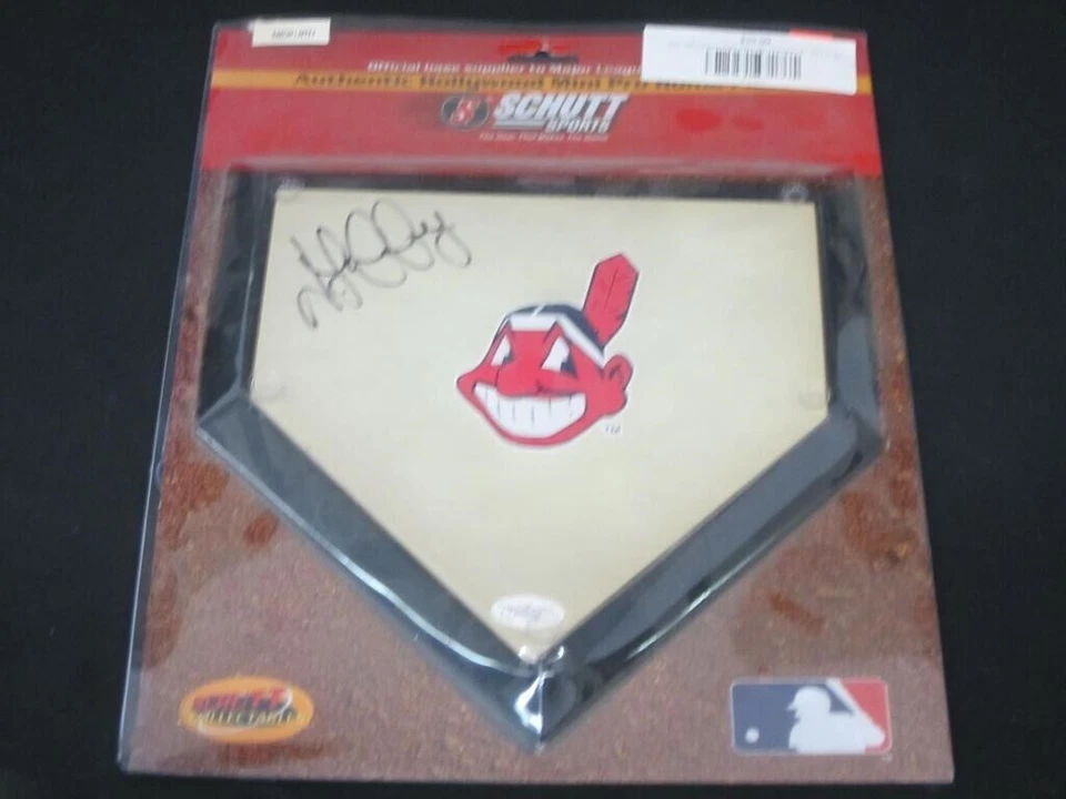 Aaron Laffey Autographed Home Plate JSA COA - New in Box! Schutt Collectables - Image 1 of 4