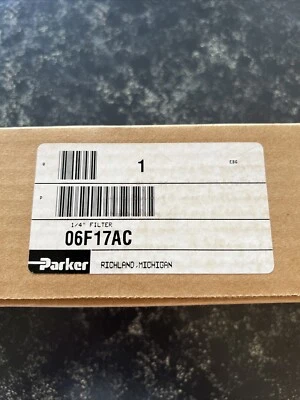 Parker 06F Series 06F17AC Air Filter Metal Bowl With Auto Drain 40 micron 1/4" - Image 1 of 2