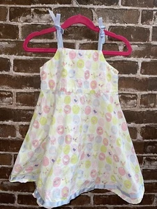 GYMBOREE GIRLS 3T DRESS SPRING EASTER BIRD'S LIFE LINE BIRDS PASTEL 3 & BLOOMERS - Picture 1 of 4