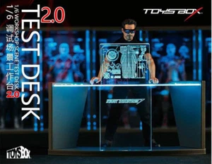 2.0 Nueva Estación de Depuración Escenario Mesa de Trabajo 1/6 Caja de Juguetes Iron Man Tony Stark Regalo - Imagen 1 de 7