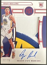 2022-23 National Treasures Ryan Rollins Rookie Patch Autograph Red RC /75