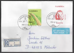 Namibia Cover Swakopmund 26.07.1982 R-Cover Naval Memorial Marinedenkmal Lion - Picture 1 of 3