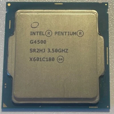 LOT OF 4 Intel Pentium G4500 3.50GHz Dual-Core 3MB LGA 1151 CPU P/N: SR2HJ - Image 1 of 2