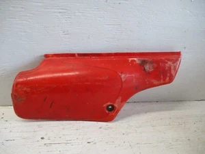 85 86 1985-1986 Honda XR 80 100 used Right Side Number Plate Panel Cover Red - Picture 1 of 9
