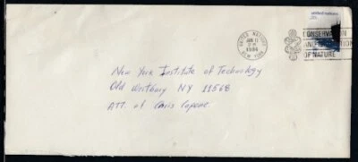 NACIONES UNIDAS Cubierta Comercial Ciudad de Nueva York a Old Westbury 11-1-1984 Cancelar Foto 1 de 2