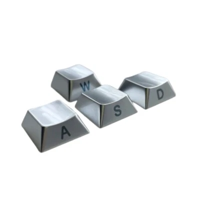 Metal WASD Keycaps Zinc Alloy Side Engraving Keycap Set 4PCS Mechanical - Image 1 of 4