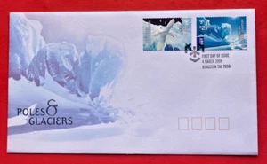 2009 Australian Antarctic Territory Poles & Glaciers Set Of 2 First Day Cover - Imagen 1 de 2
