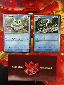Froakie 056/197 Frogadier 057/197 - Shrouded Fable Cosmos Holo Pokémon - NM/MINT - Picture 1 of 2