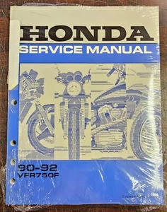 Brand New 1990-1992 Honda VFR750F Service & Repair Manual OEM P/N 61MT402 - Foto 1 di 5