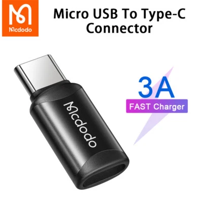 Mcdodo USB C to Micro USB Adapter OTG USB Converter 3A Charging Data - Image 1 of 4