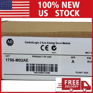 New Factory Sealed AB 1756-M02AE SER A ControlLogix 2-Axis Encoder 1756M02AE - Picture 1 of 2