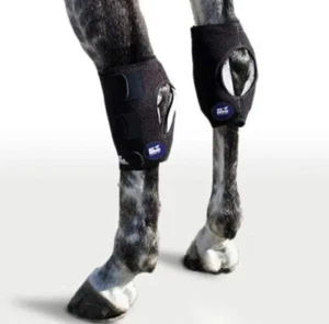 Envoltura de corvejón de hielo (única) para terapia equina con 3 bolsas de hielo para poni - Imagen 1 de 8