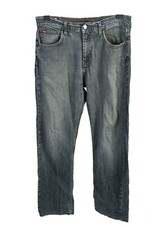 Vintage Lee Cooper High Waist Unisex Denim Jeans Regular W34 L31.5 Blue - J4482