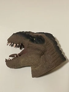 Foluck T-Rex Head Hand Puppet Soft Rubber Stretchable - Picture 1 of 4