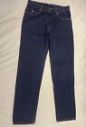 Men's Levi Straus 604 Straight Leg Blue Jeans, 1990?S Orange Tan, 35W 34L