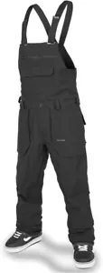 VOLCOM Herren ROAN BIB OVERALL SNOW Hose - Schwarz - Large - Neu mit Etikett - Bild 1 von 8