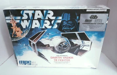 MPC Star Wars Darth Vader Tie Fighter Model Kit 1989 MIB Commemorative Edition - Image 1 of 4