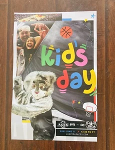 Las Vegas Aces WNBA 2023 Poster. From Kids Day vs Sky 6/11/23  Size 11x17in New! - Picture 1 of 3