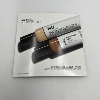 NU Yves Saint Laurent YSL My Skin My Signature Bare Look Tint Samples 2 8 15 19 - Image 1 of 4
