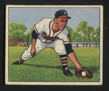 #55 BUDDY KERR, Braves - 1950 Bowman: VG-EX, Great Centering, No Creases 210593