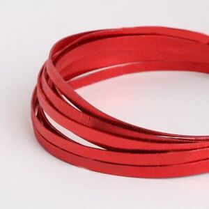 Embrossed Flat Aluminum Wire Soft Metal Floristry Wire Jewelry Findings 3meter S