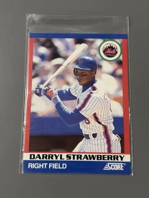 1991 Score Super Star Darryl Strawberry New York Mets #62 - Image 1 of 2