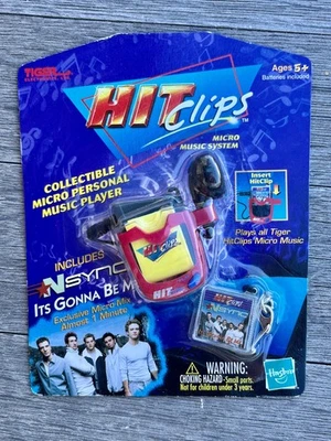 Vtg 2000 Tiger N'sync Red Hit Clip Micro Personal Music Player It's Gonna Be Me - Image 1 of 4
