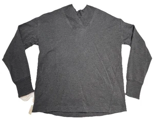 Athleta Coaster Luxe Funnel Neck Sweatshirt Gray Tencel Blend Women’s M - Picture 1 of 9