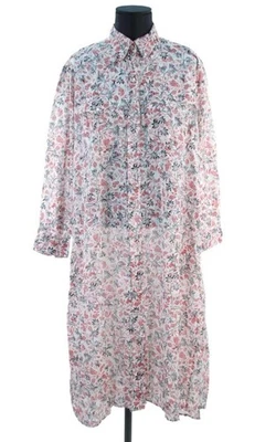Vestido Camisa ISABEL MARANT ETOILE Talla M 38 Emelina Floral Inspirado en Occidente Midi Foto 1 de 4