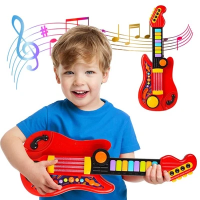 Guitarra-Piano para Niños Instrumento Musical 2 en 1, Guitarra para Niños Pequeños para 3-5 Años... Foto 1 de 4