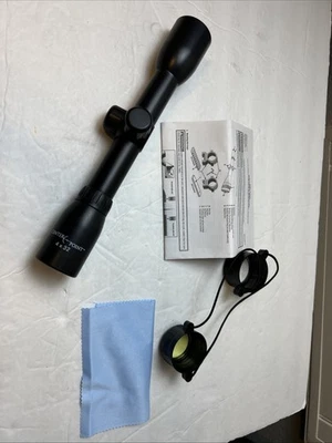 Mira para rifle de punto central, 4x32 mm negra con tapas de lente - Excelente Foto 1 de 4