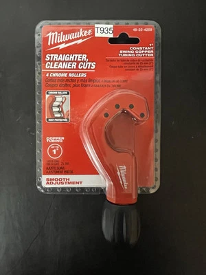 Milwaukee 48-22-4259 1" Constant Swing Copper Tubing Cutter ✅ - Image 1 of 4
