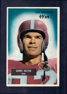 1955 Bowman #66 Gordy Soltau San Francisco 49ers US Navy Seal in WW2 / NM cond - Image 1 of 2