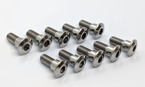 Suzuki GSXR600 Titanium front disc bolt kit 06-07 GSX600R K6 K7 Ti rotor bolts - Picture 1 of 5