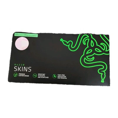 Pele de console Razer: interruptor Oled geométrico quartzo rosa branco padrão vinil 3m - Imagem 1 de 4