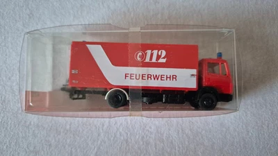 Roskopf H0 472  Mercedes Benz L 813 Koffer LKW Feuerwehr Gerätewagen in OVP - Bild 1 von 2