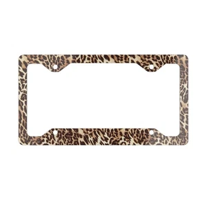 Stylish Metal License Plate Frame, Personalized Car Décor, - Picture 1 of 5