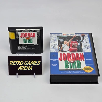 Jordan vs Bird (Sega Genesis) Case & Cartridge TESTED - Image 1 of 2