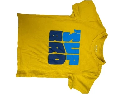 The Children Place Kids Boys Graffic T Shirt Size XS-4 Yellow  - Image 1 of 4
