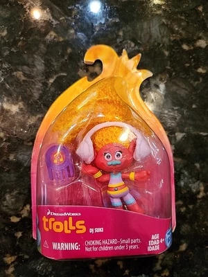 DreamWorks Trolls Movie DJ Suki Mini Figure Headset NRFP Small Town Collection - Image 1 of 2