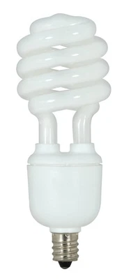 13 Watt CFL Light Bulb 2700K Warm White Candelabra Base 60W Equivalent Enclos... - Image 1 of 2