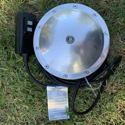 Антиобледенитель пруда TURBRO 400 Вт плавающий стальной нагреватель пруда с кабелем длиной 32,8 фута - Изображение 1 из 4