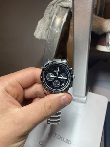 Seiko Speed Timer 1969 Recreation Solar Powered Chronograph Mod - Picture 1 of 6