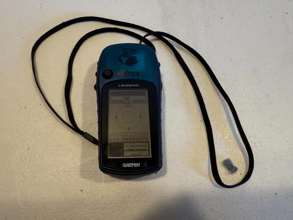 Garmin eTrex Legend Blue Handheld LCD Display Waterproof Hiking GPS Navigator - Image 1 of 4