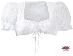 NEU: WOW ! TRACHTEN BLUSE DIRNDLBLUSE SPITZE GR. 46 STOCKERPOINT weiss *450342 - Bild 1 von 3
