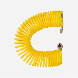 Compressor Air Line Hose 10M Coil 10 Metre Coiled For Air Tools 1/2" Swivel NEW - Picture 1 of 7
